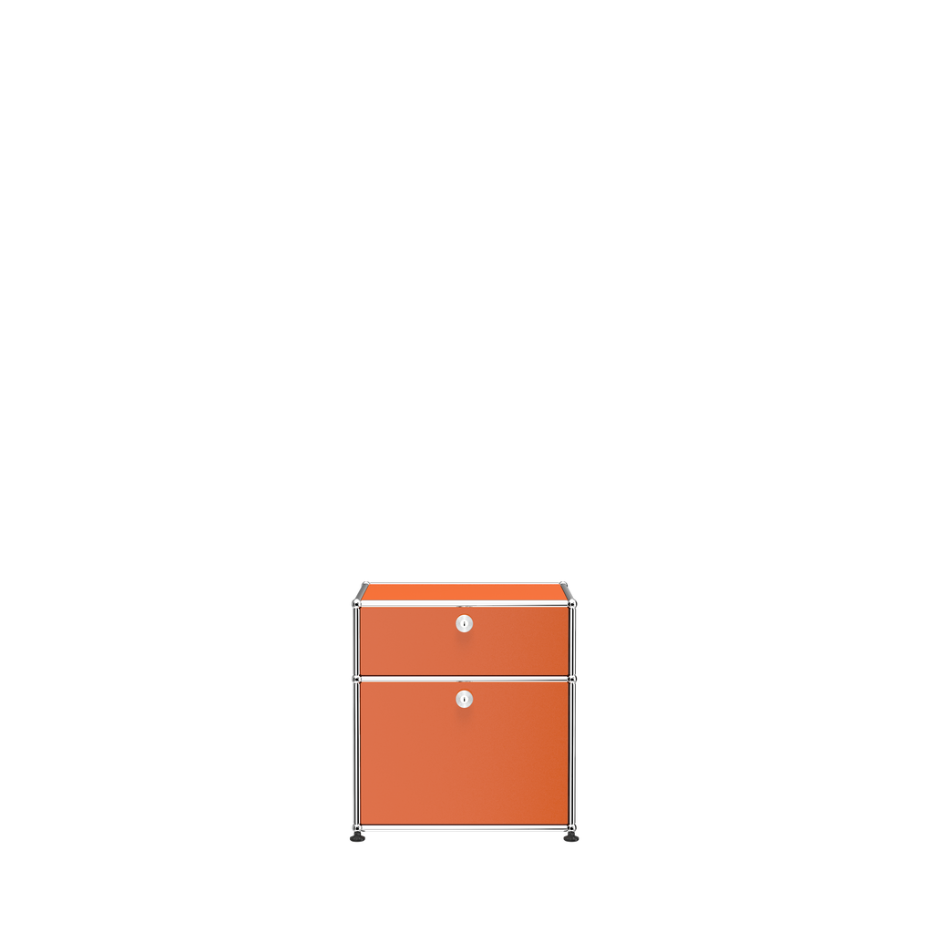 USM Haller Nightstand (P1) in Pure Orange