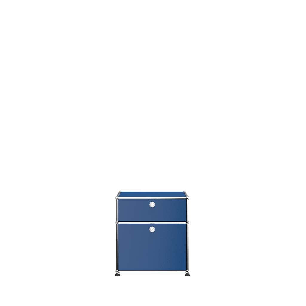USM Haller Nightstand (P1) in Gentian Blue