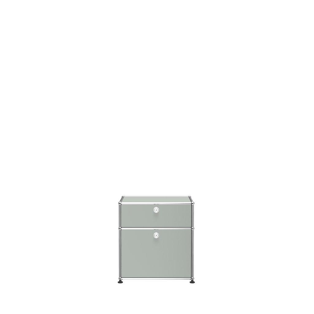 USM Haller Nightstand (P1) in Light Gray