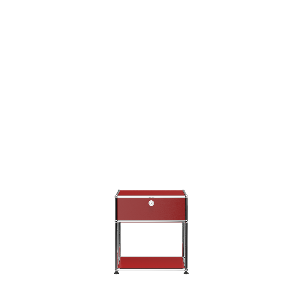 USM Haller nightstand (P2) in Ruby Red