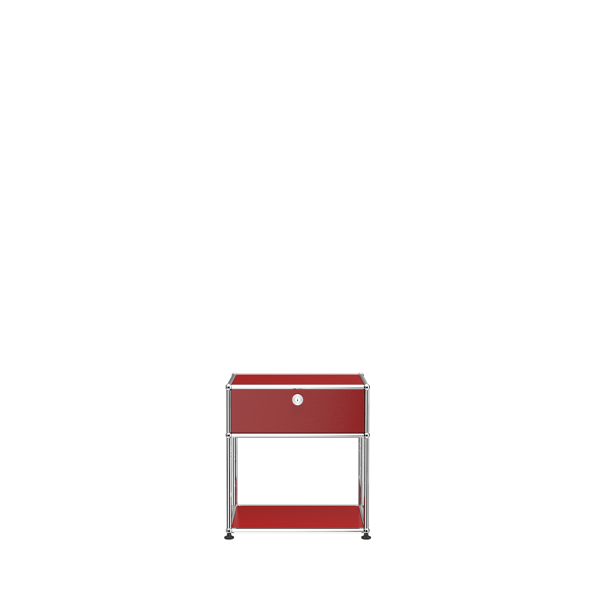 USM Haller nightstand (P2) in Ruby Red