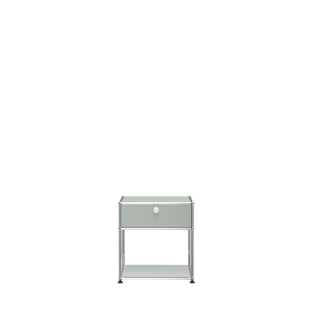 USM Haller nightstand (P2) in Light Gray