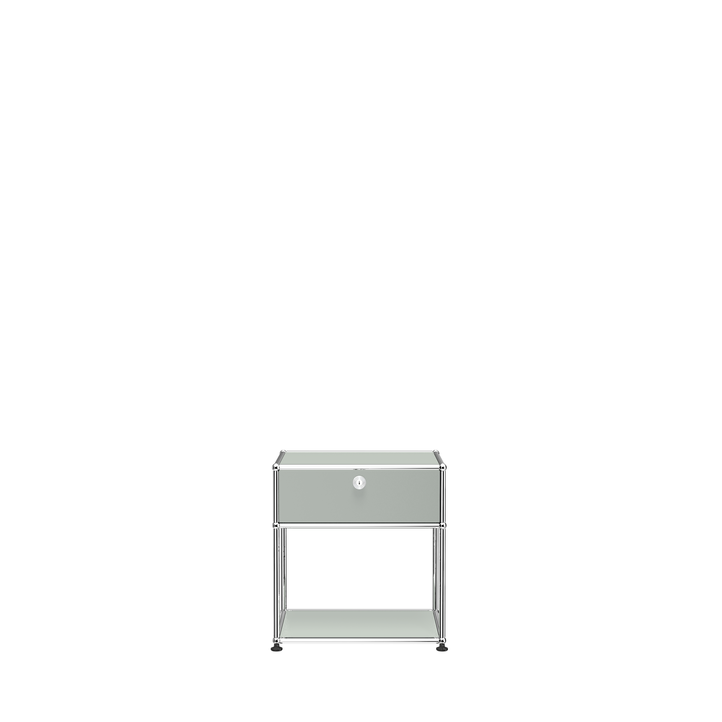 USM Haller nightstand (P2) in Light Gray