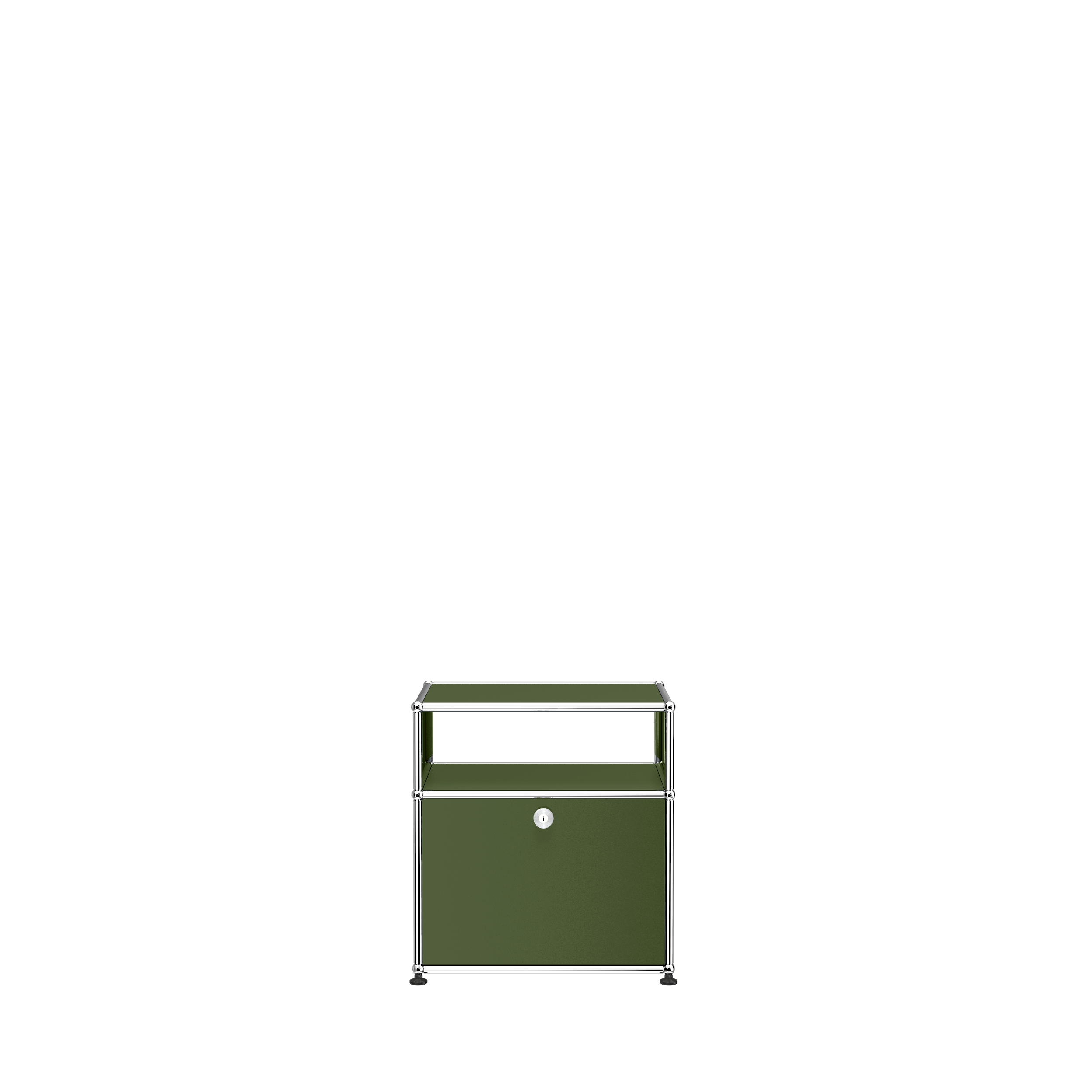 USM Haller nightstand (P) in Olive