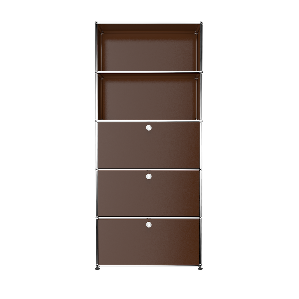 USM Haller shelving (Q118) in Brown