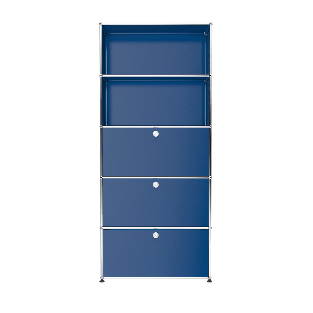 USM Haller shelving (Q118) in Gentian Blue