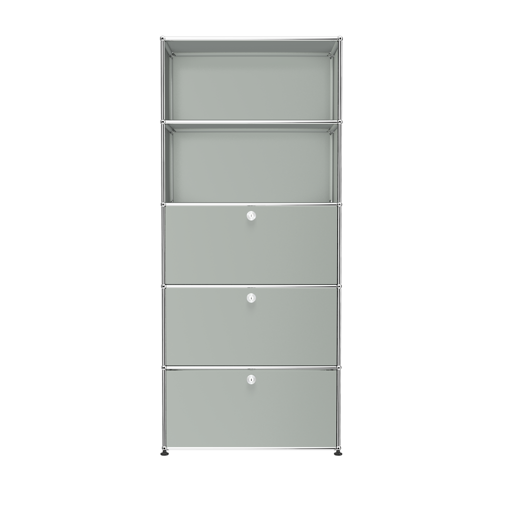 USM Haller shelving (Q118) in Light Gray