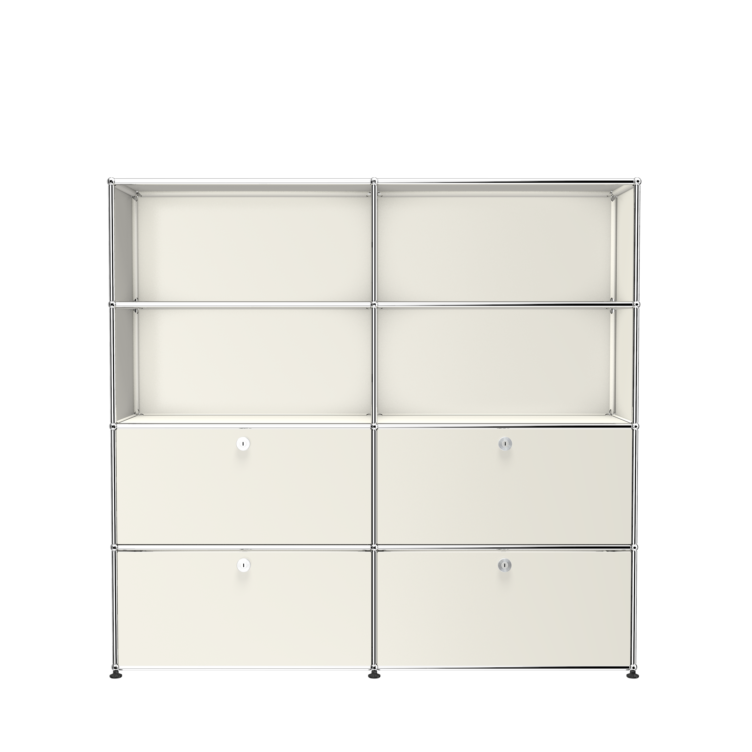 USM Haller Storage & Shelving Unit With Drawers (S2) in Pure White