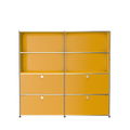 USM Haller Storage & Shelving Unit With Drawers (S2) in Golden Yellow