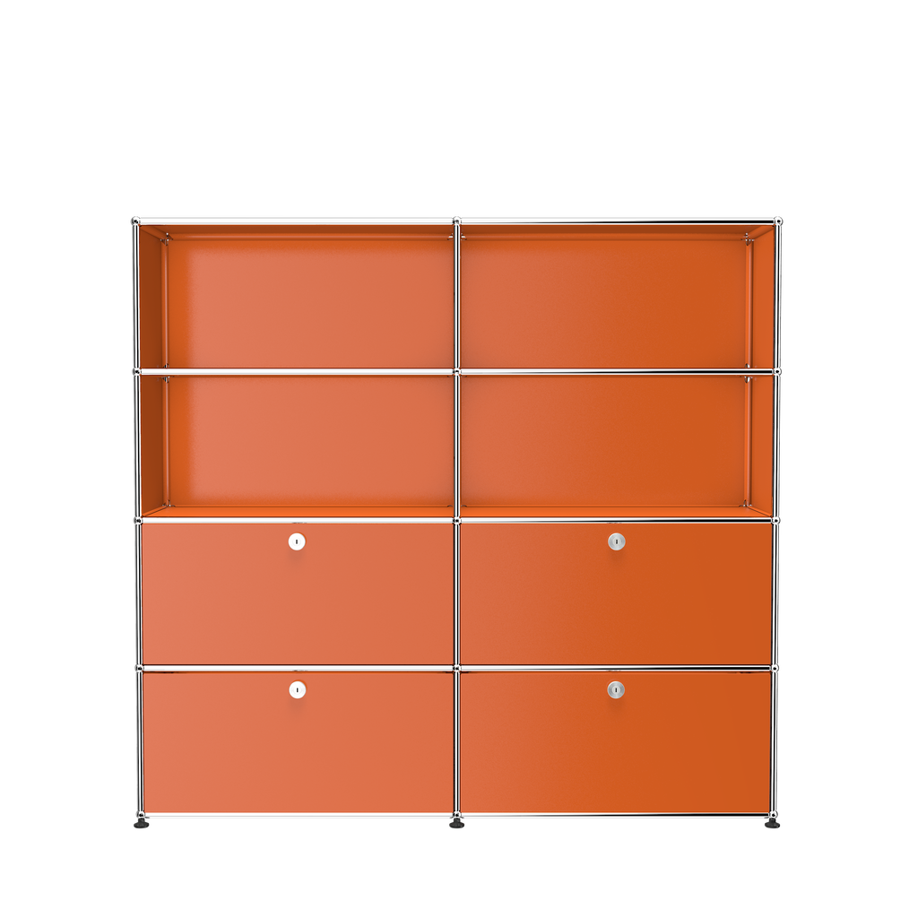 USM Haller storage (S2) in Pure Orange