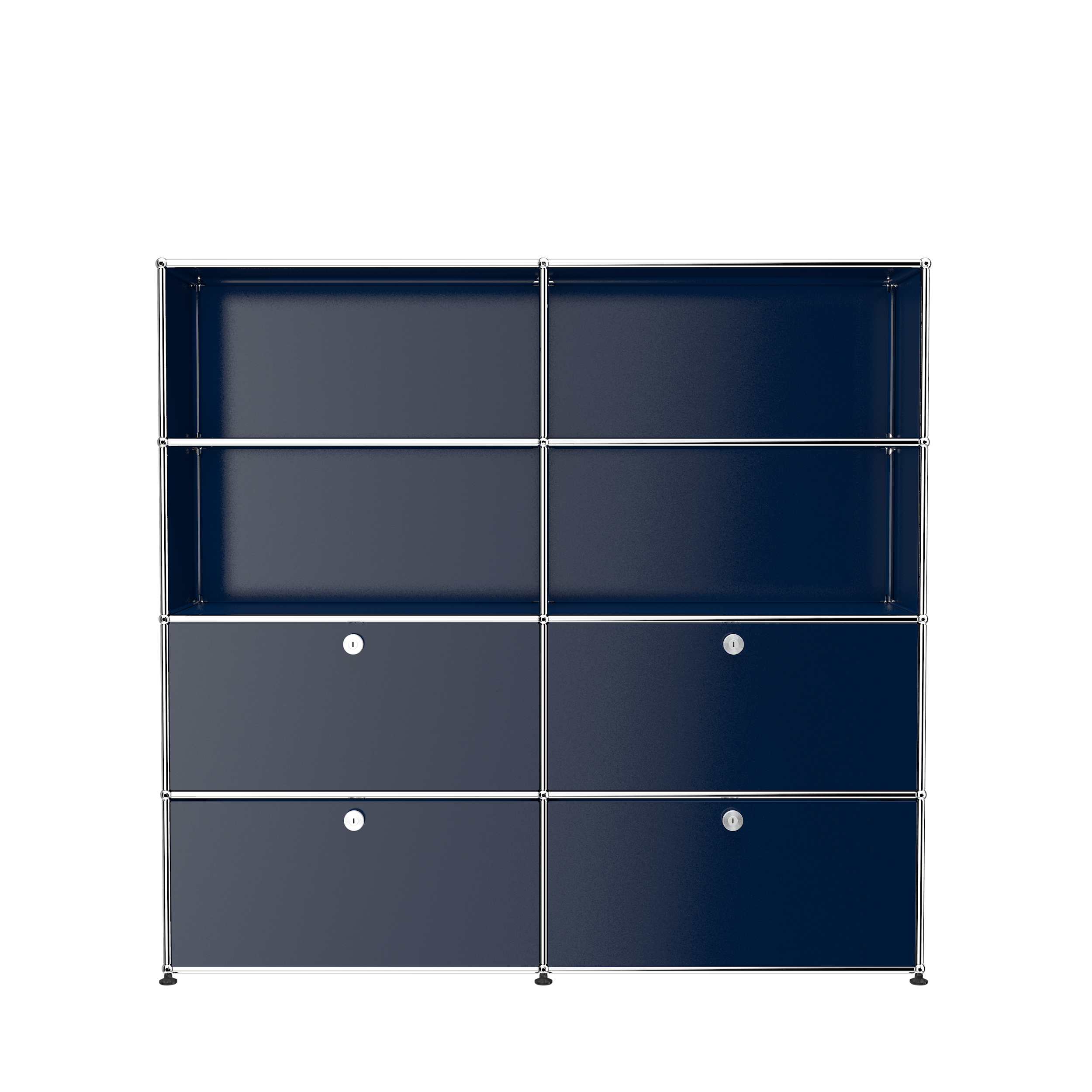 USM Haller storage (S2) in Steel Blue