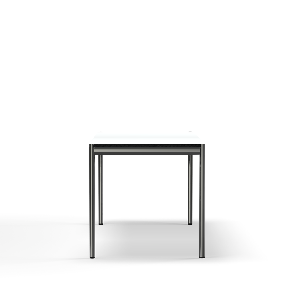 USM Haller table pearl gray white laminate (T59)