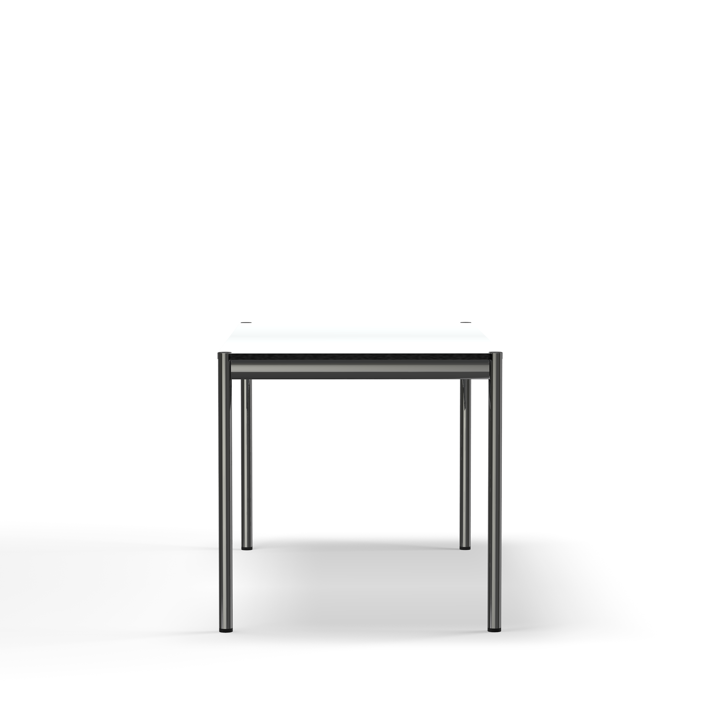 USM Haller table pearl gray white laminate (T59)