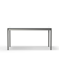 USM Haller White Laminate Work Table (T59) Front View