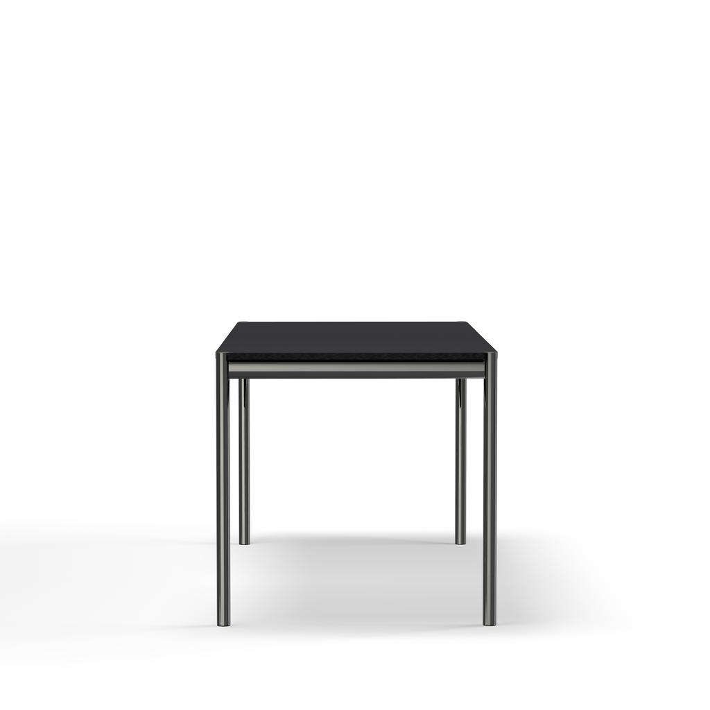 USM Haller table black linoleum (T59)