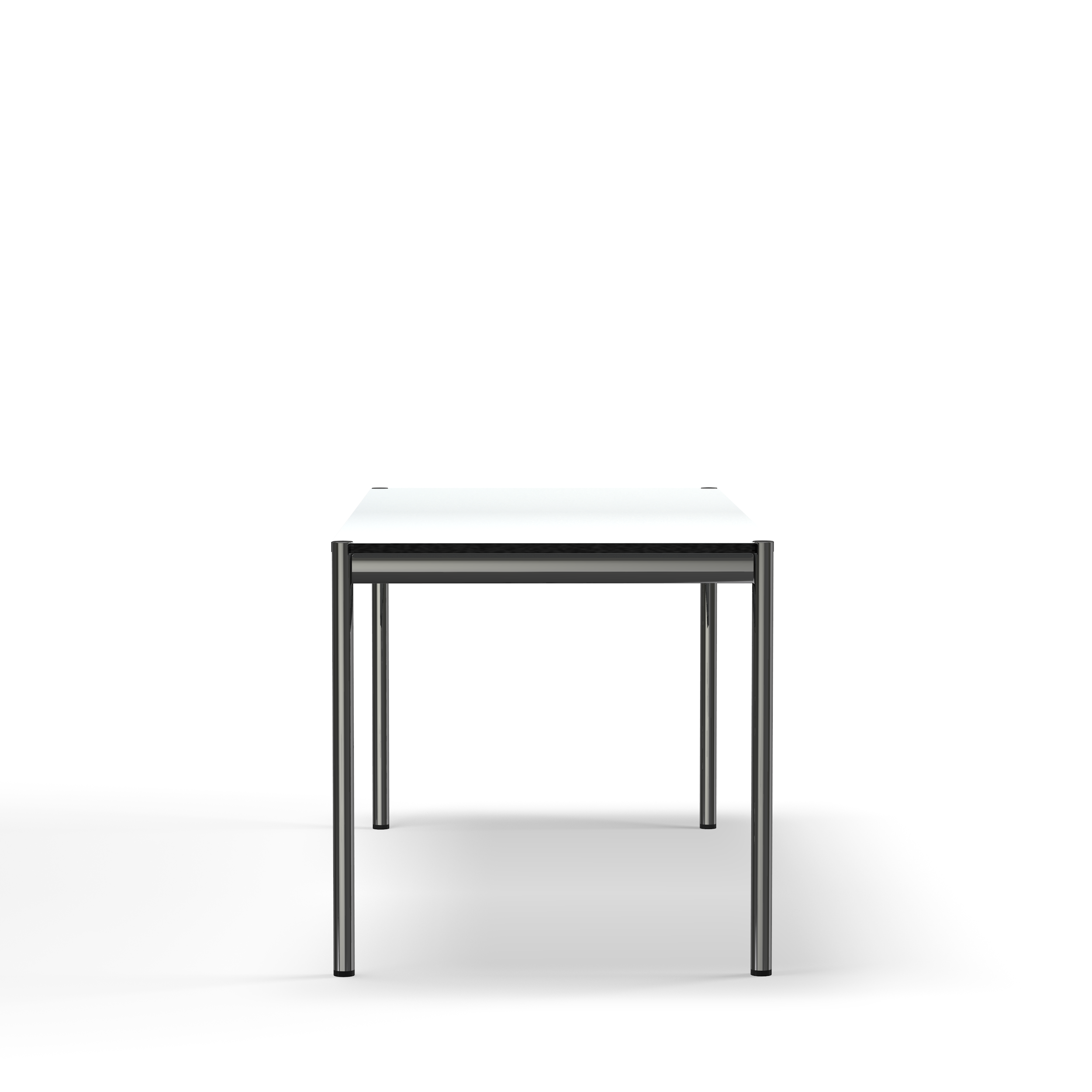 USM Haller table pearl gray white laminate (T69)