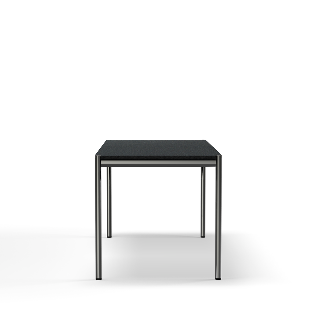 USM Haller table black linoleum (T69)