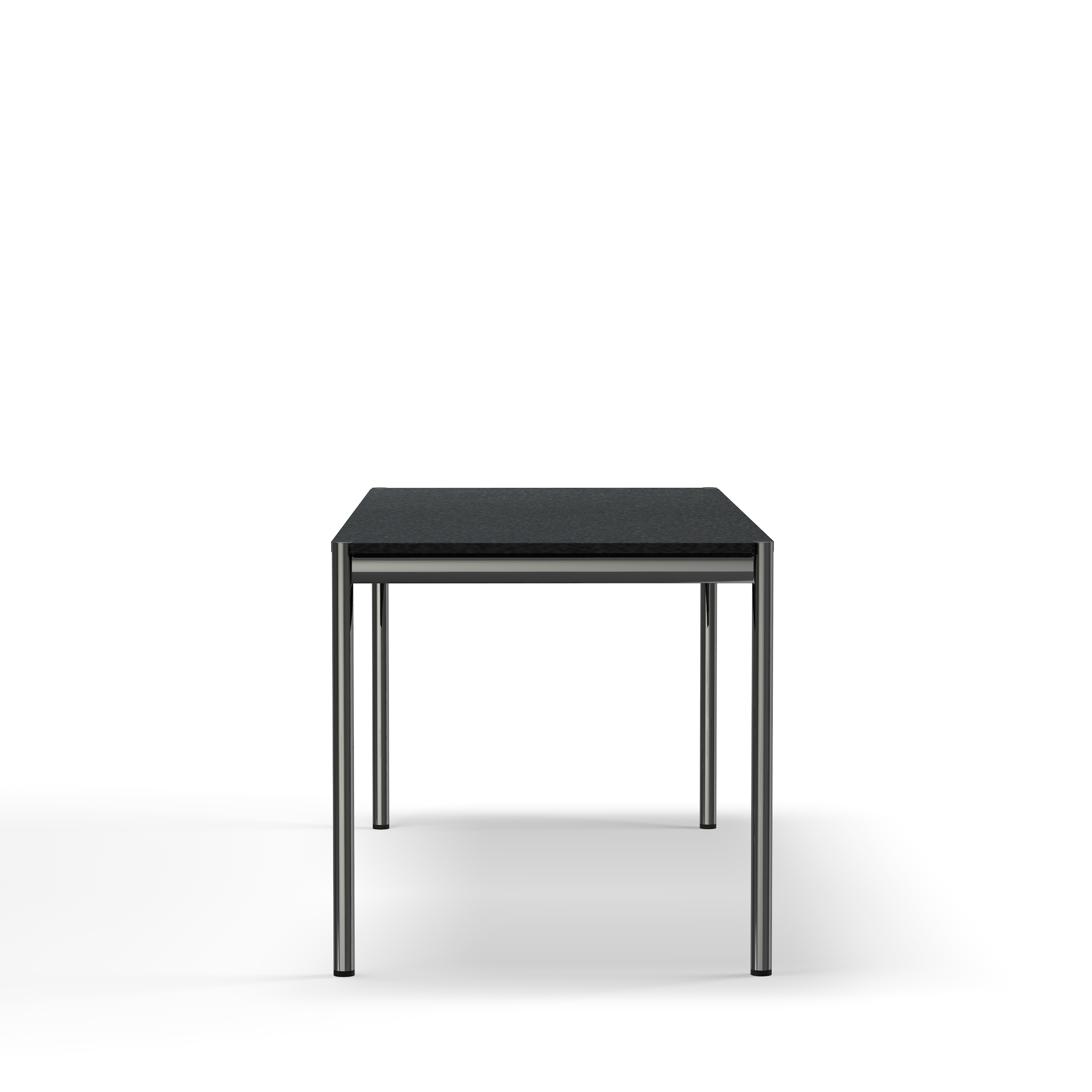 USM Haller table black linoleum (T69)