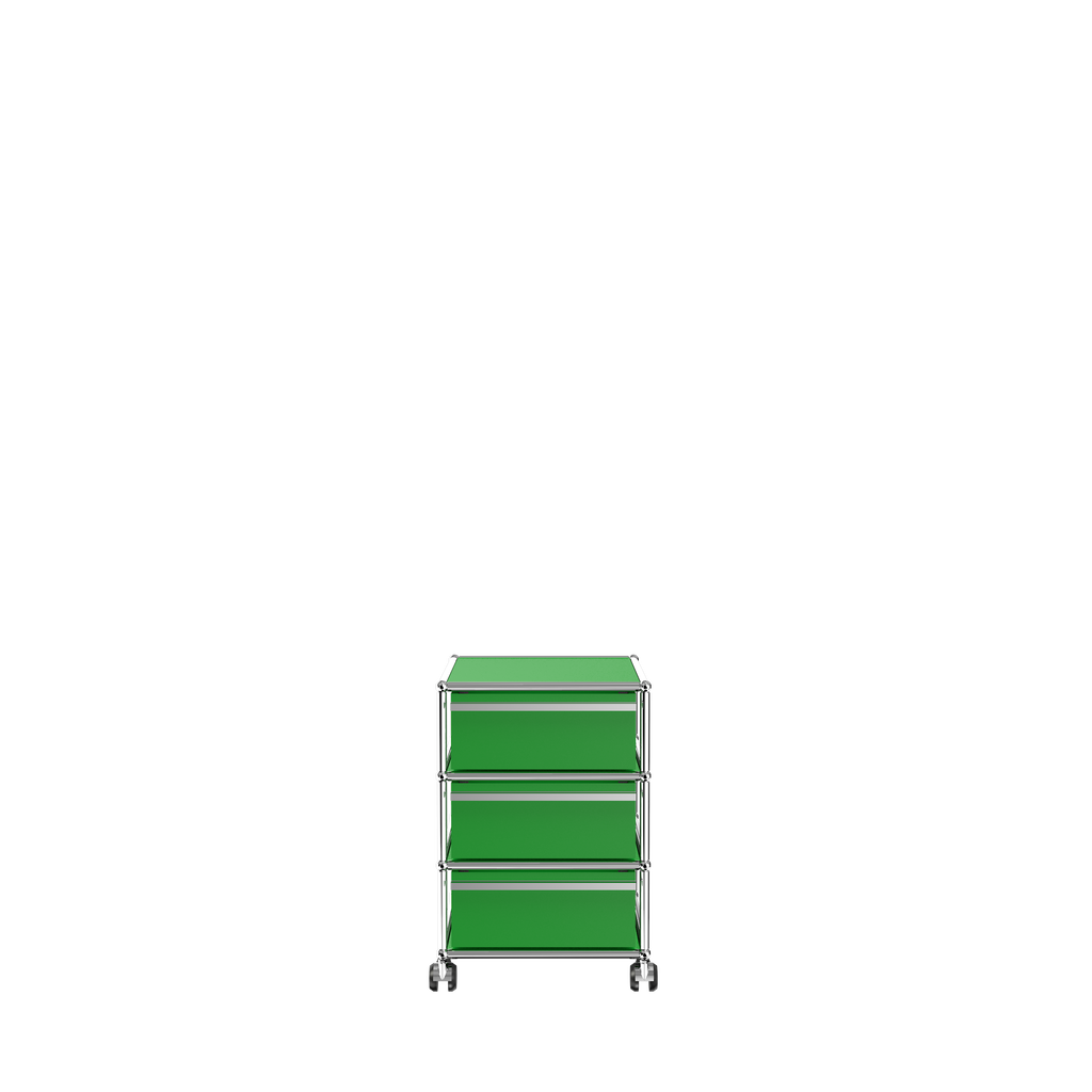 USM Modular Storage Pedestal with Drawers (V) in Green