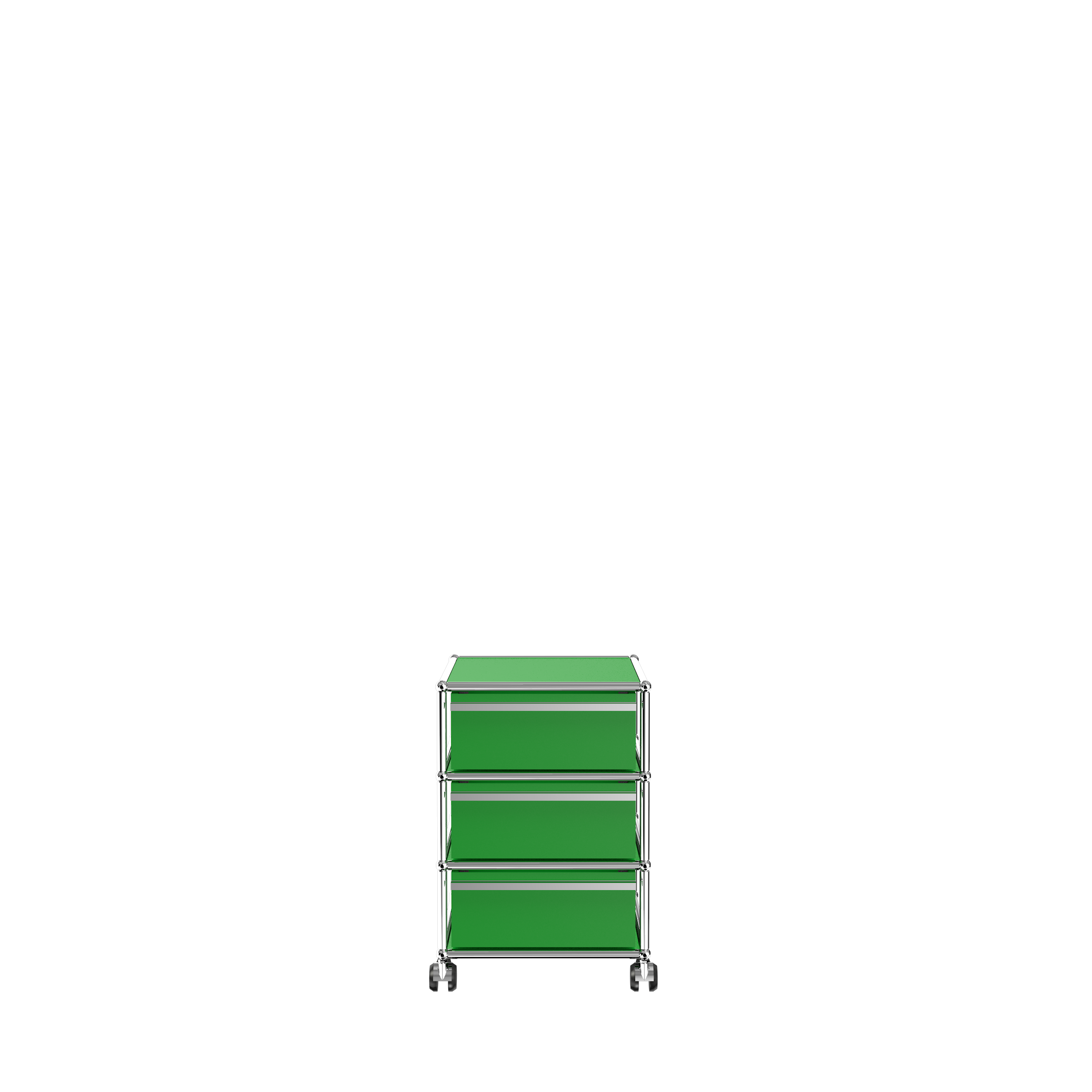 USM Modular Storage Pedestal with Drawers (V) in Green