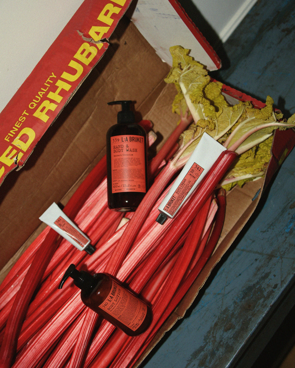 L:A BRUKET 339 Hand & Body Wash Rhubarb Geranium 450ml