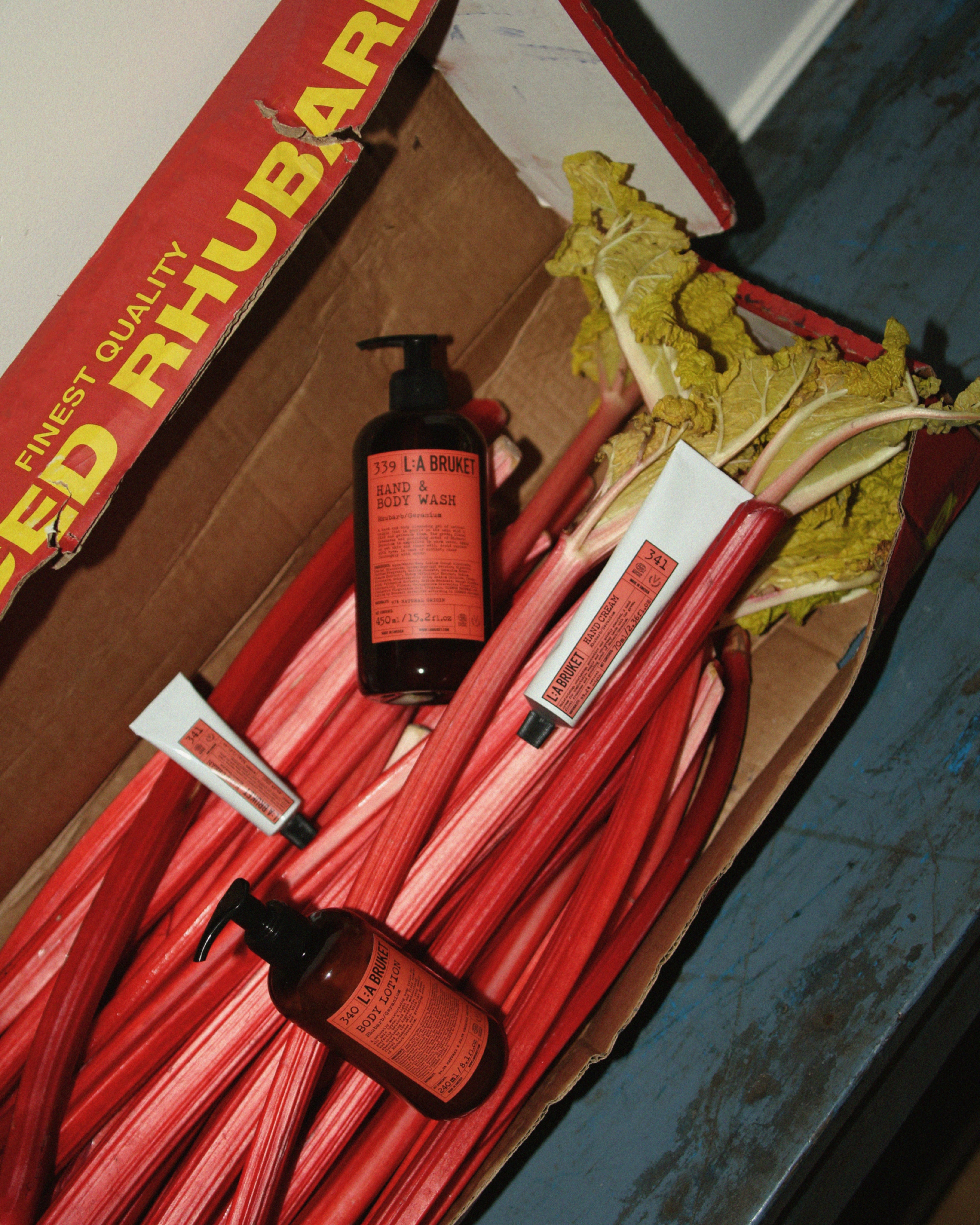 L:A BRUKET 339 Hand & Body Wash Rhubarb Geranium 450ml
