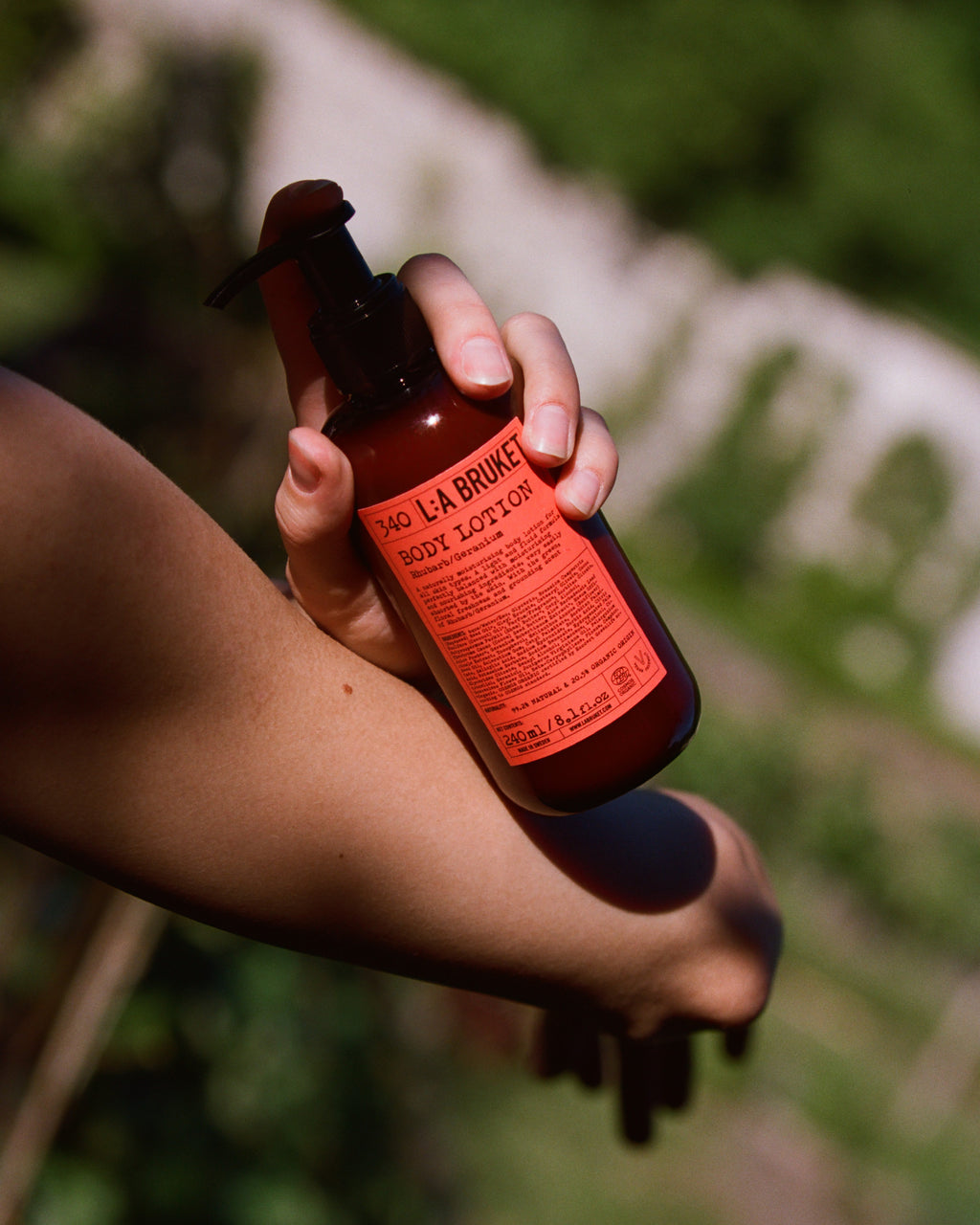 L:A BRUKET 340 Body Lotion Rhubarb Geranium 240ml
