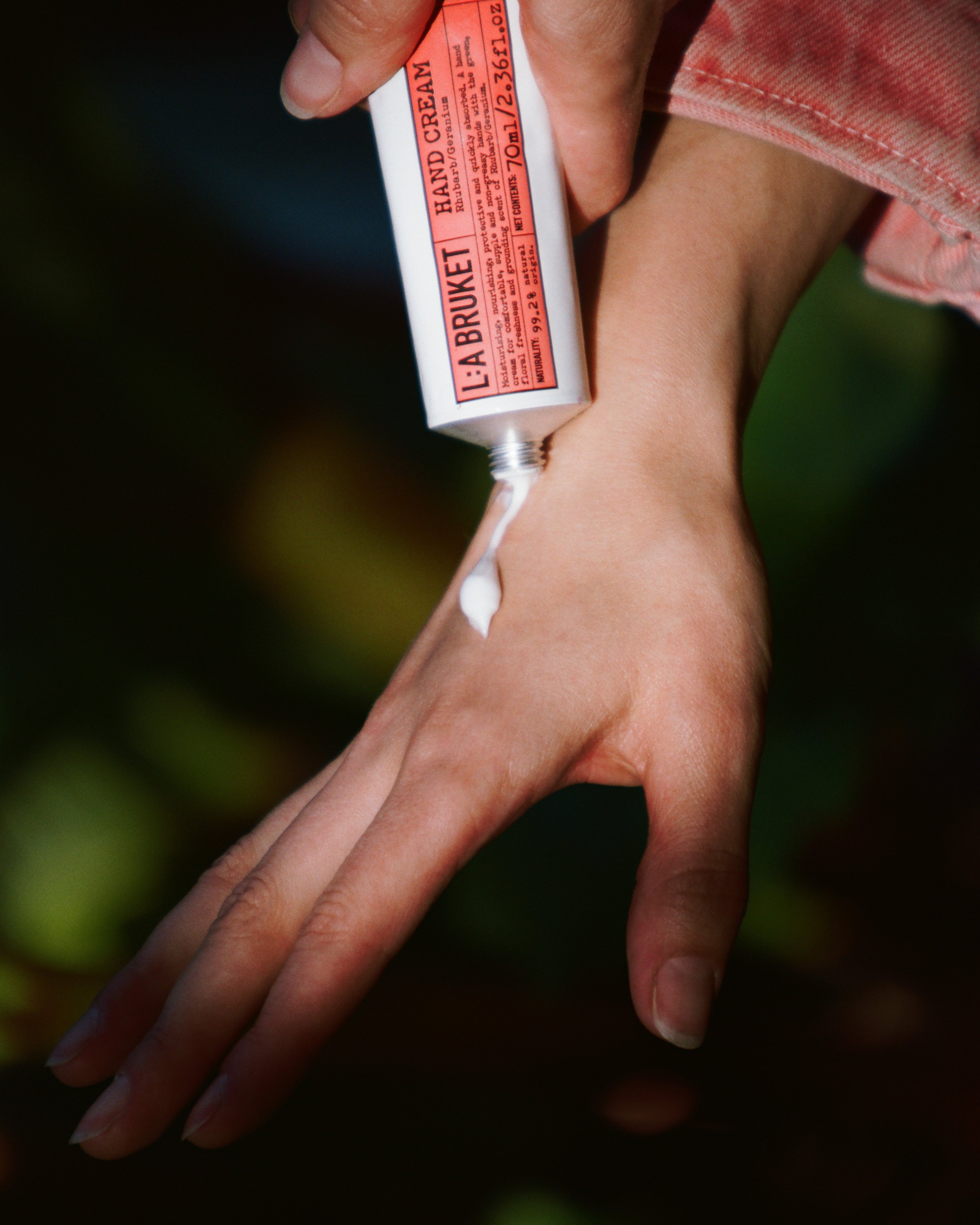 L:A BRUKET 341 Hand Cream Rhubarb Geranium 70ml