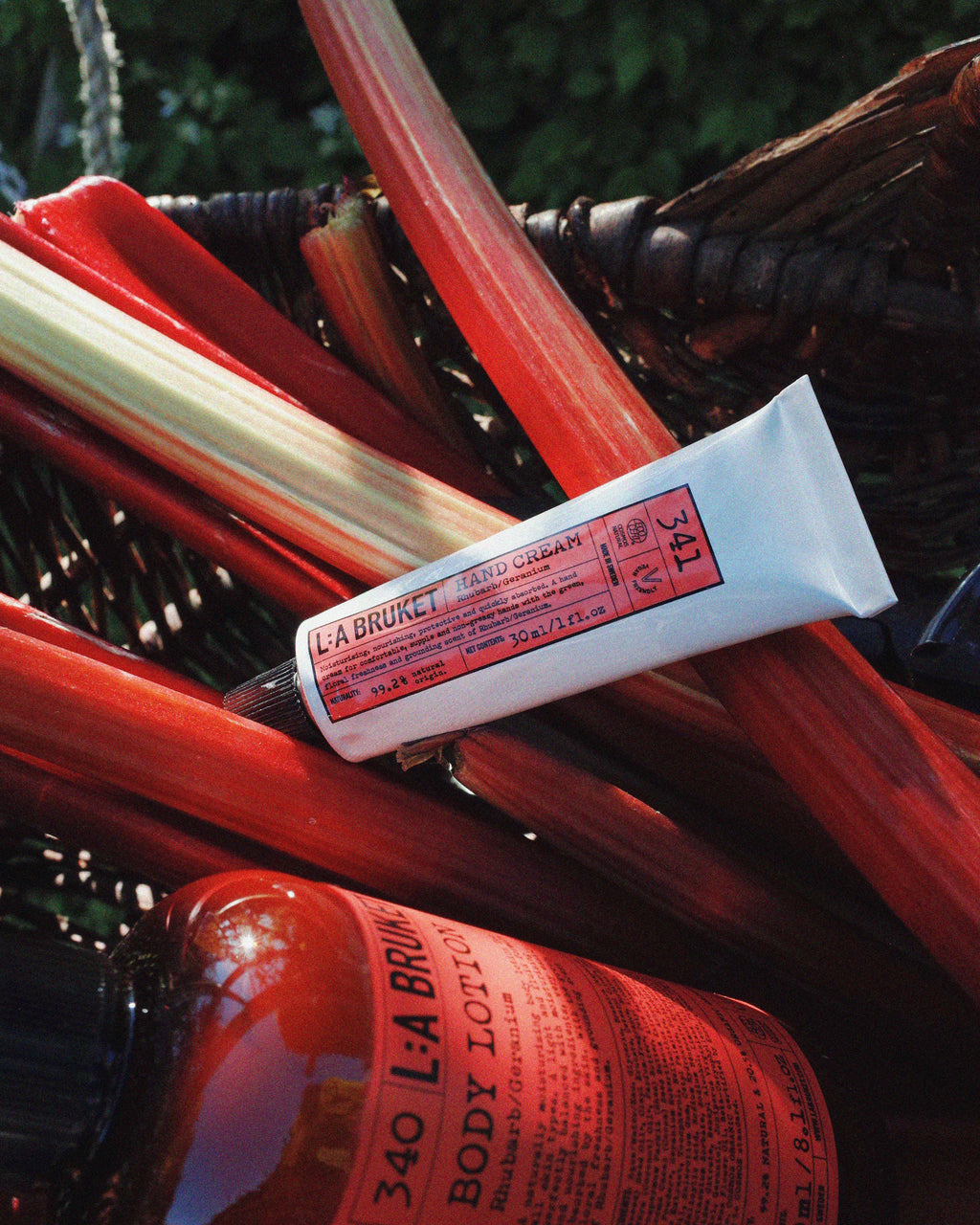L:A BRUKET 341 Hand Cream Rhubarb Geranium 70ml