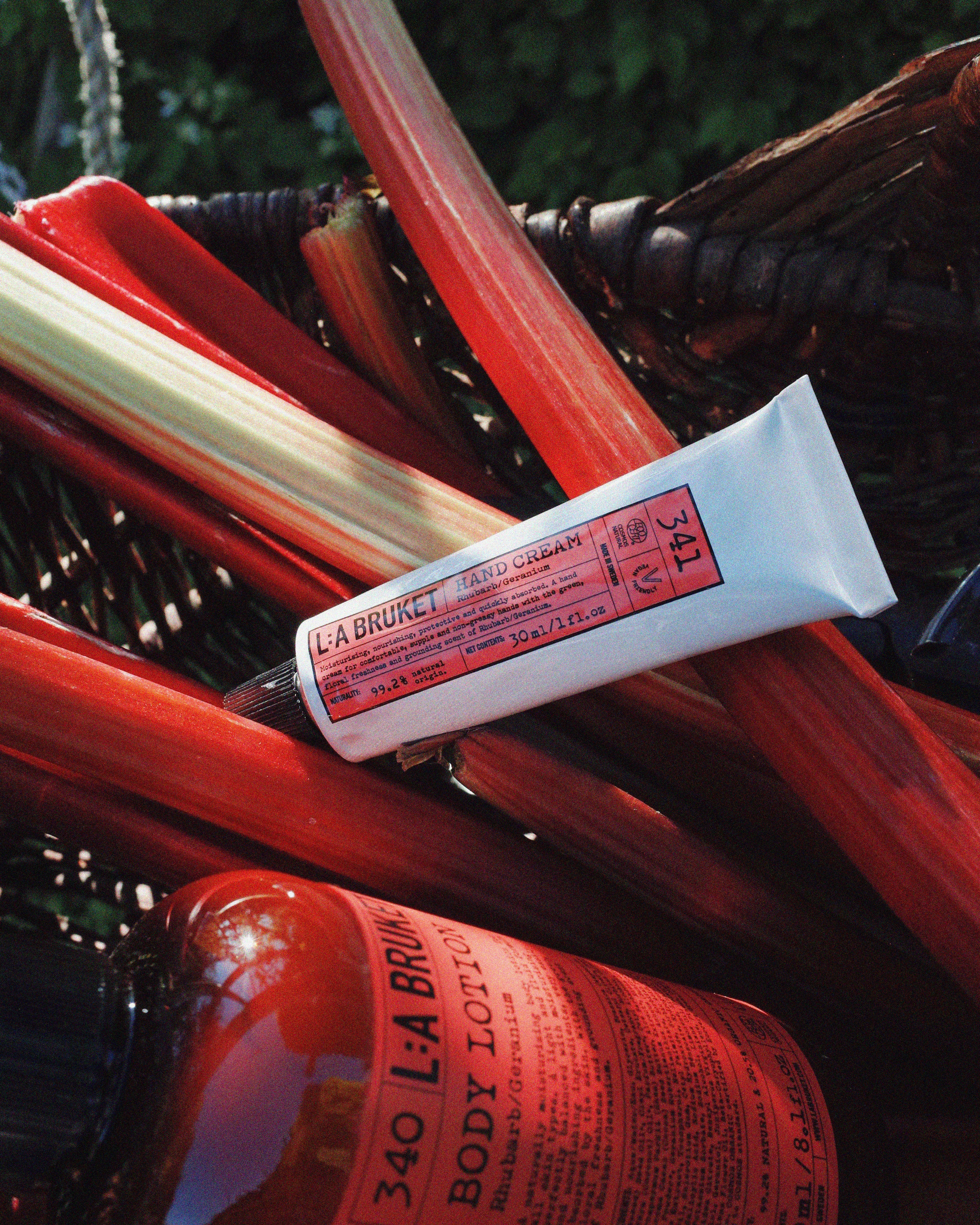 L:A BRUKET 341 Hand Cream Rhubarb Geranium 70ml