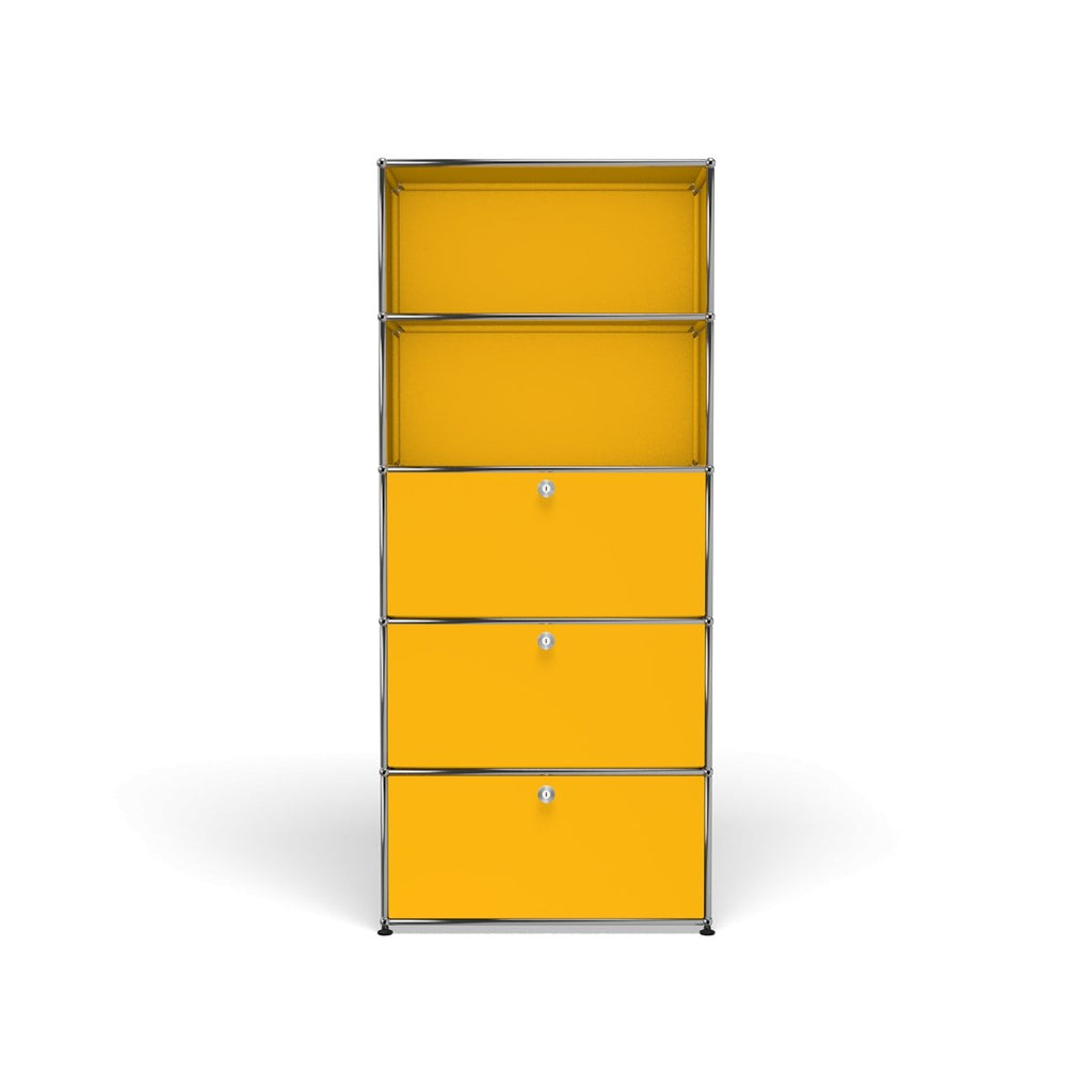 USM Haller shelving (Q118) in Golden Yellow