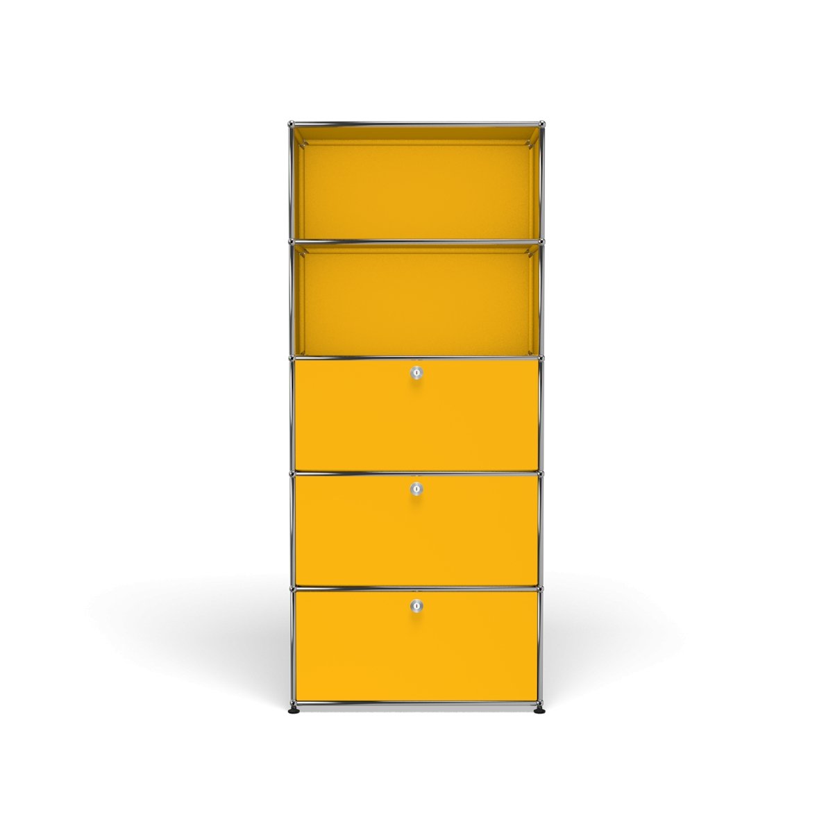 USM Haller shelving (Q118) in Golden Yellow