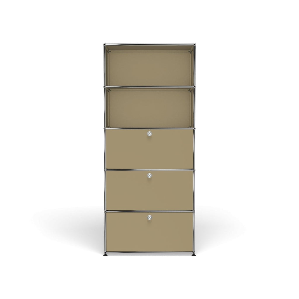 USM Tall Modern Storage System with Doors (Q118) in Beige