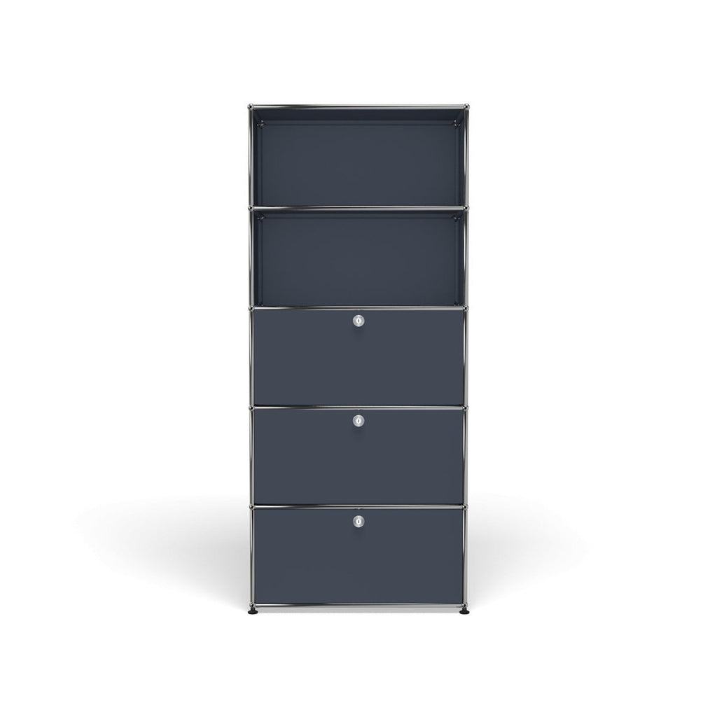 USM Haller shelving (Q118) in Anthracite