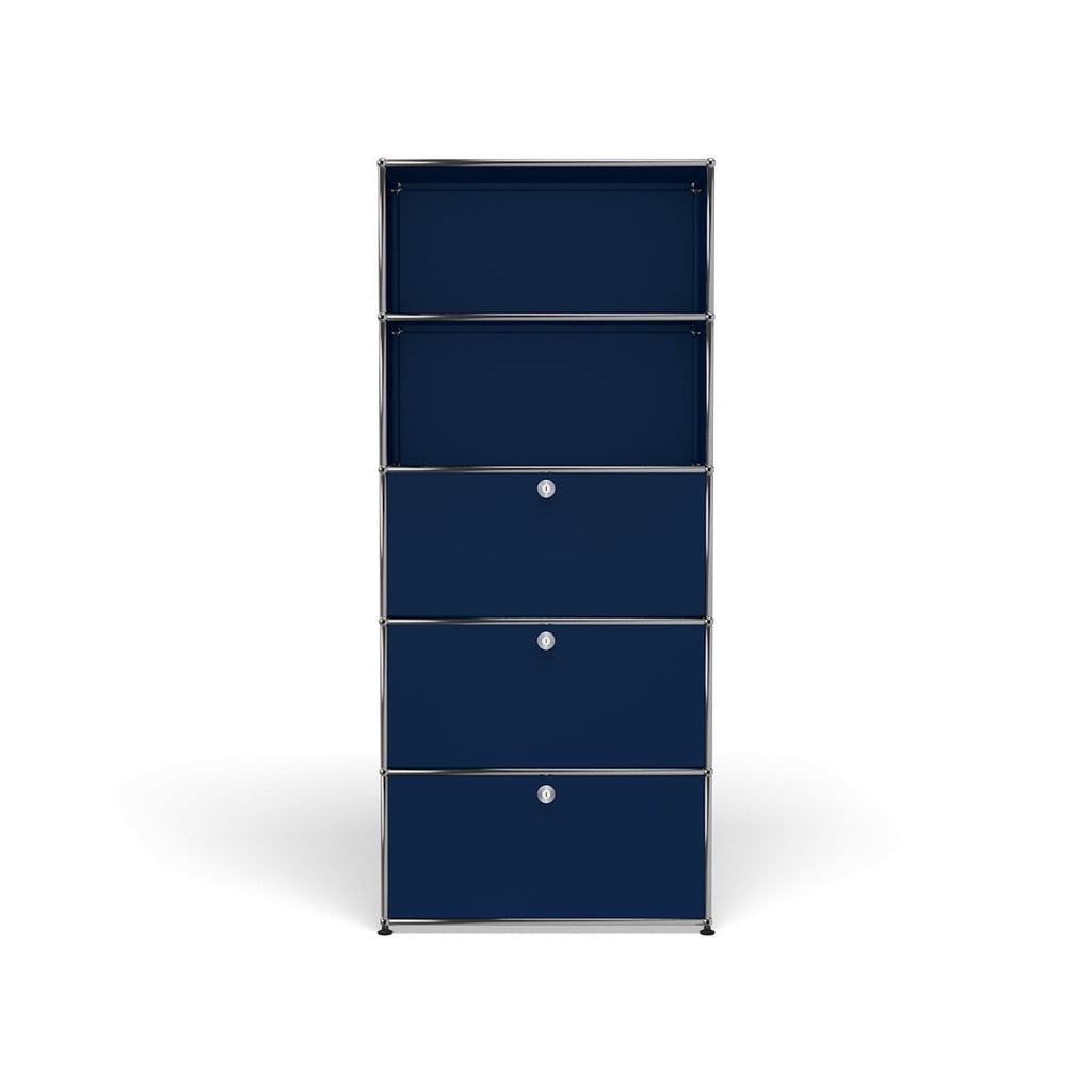 USM Haller shelving (Q118) in Steel Blue