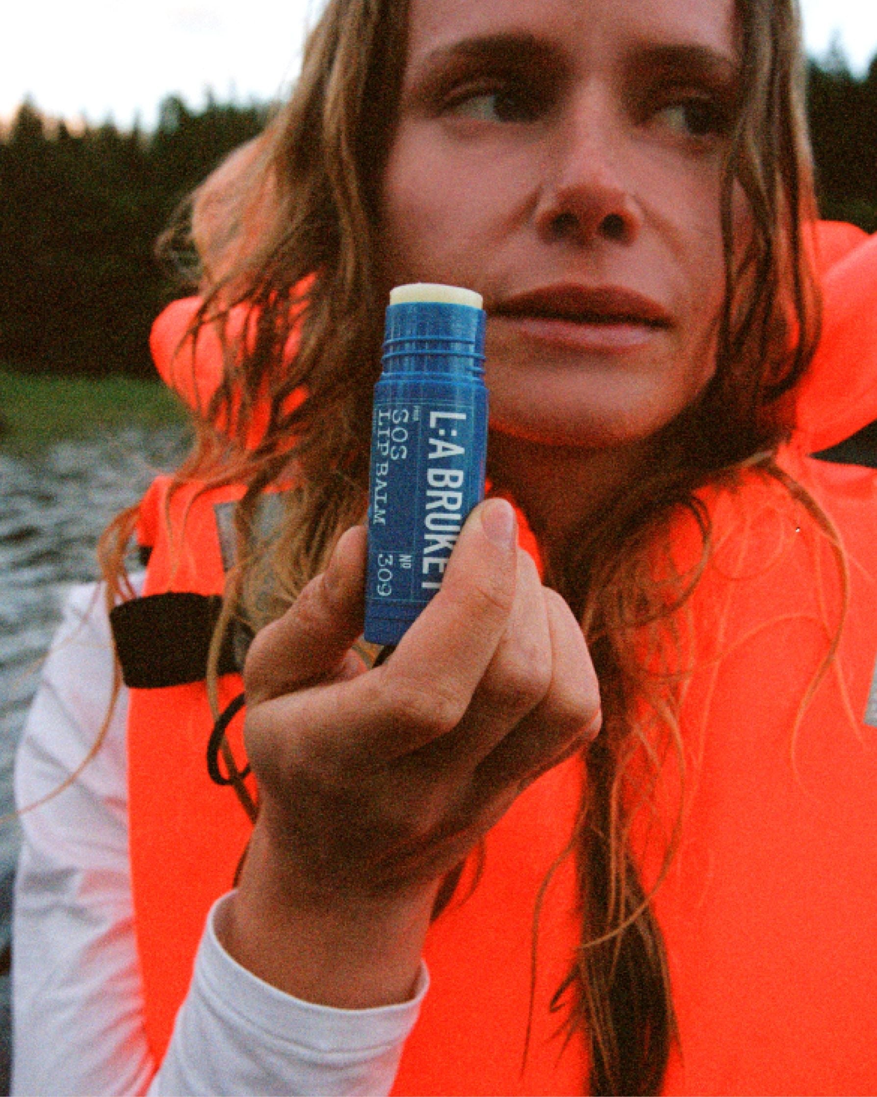 L:A BRUKET 309 SOS Lip Balm Peppermint 14g