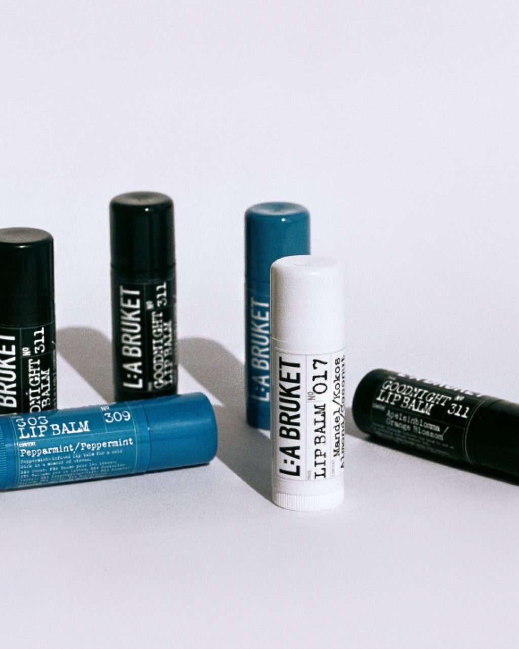 L:A BRUKET Wellbeing Lip Balm Trio 3 x 14g
