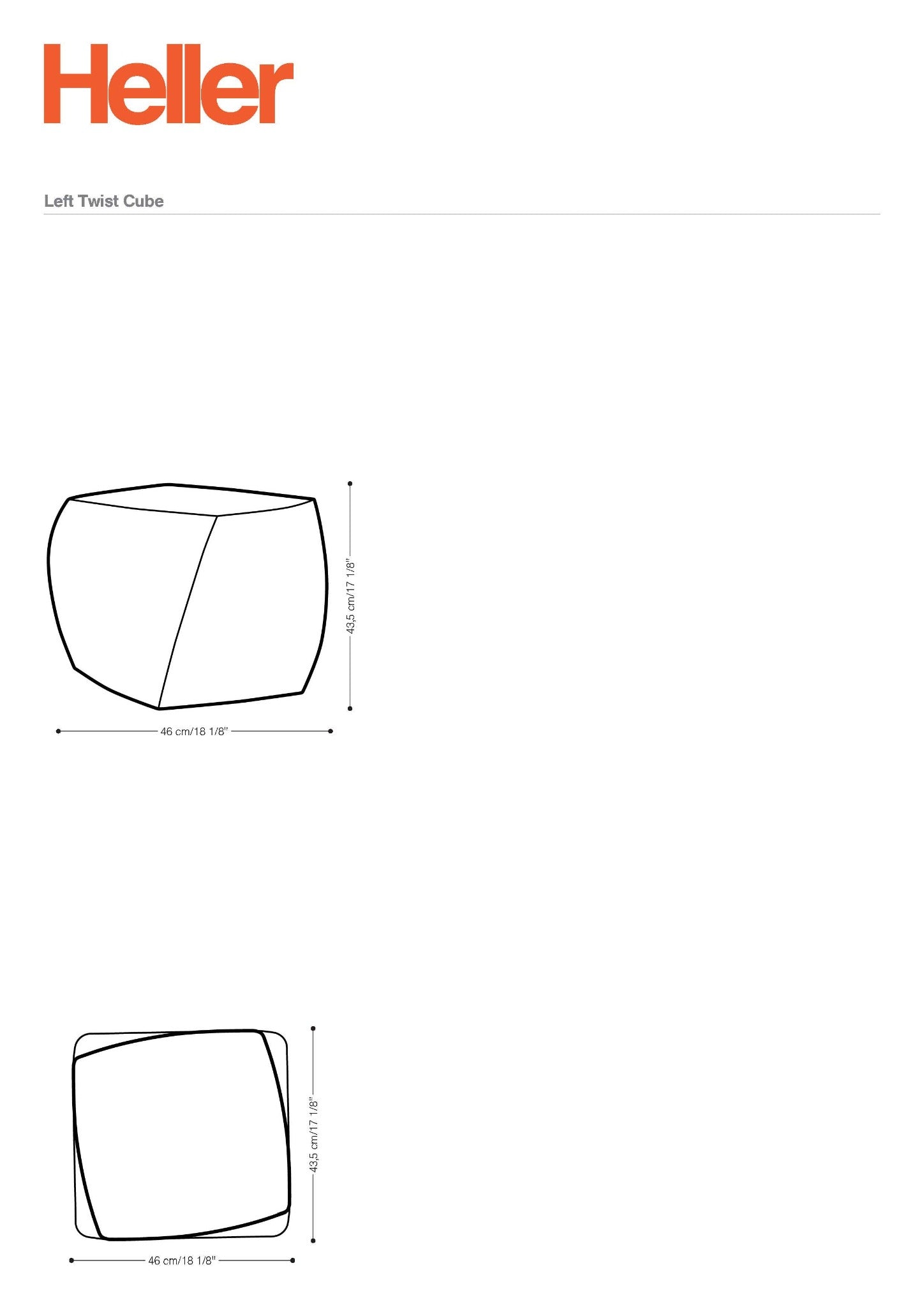 Gehry Left Twist Cube