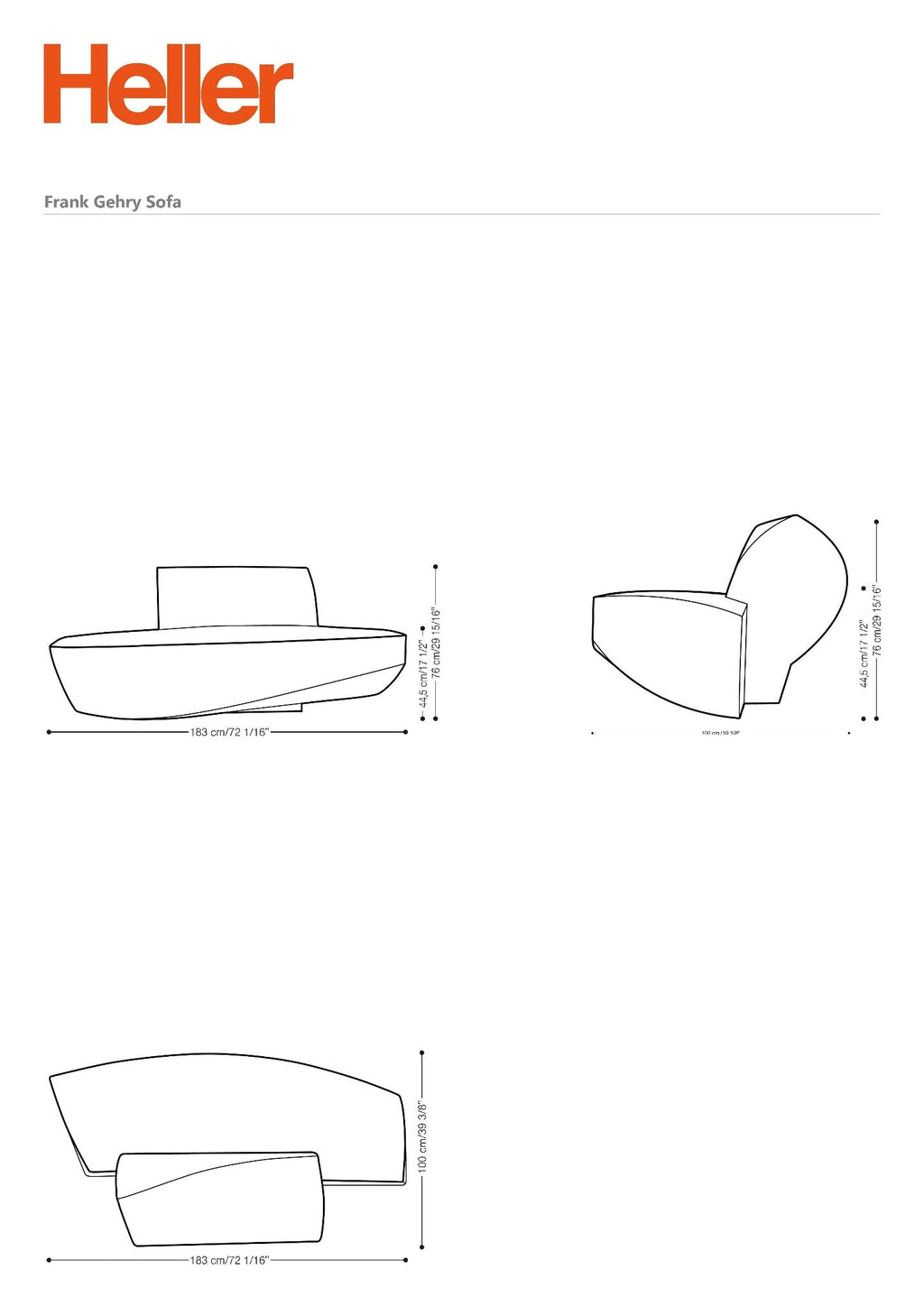 Gehry Sofa