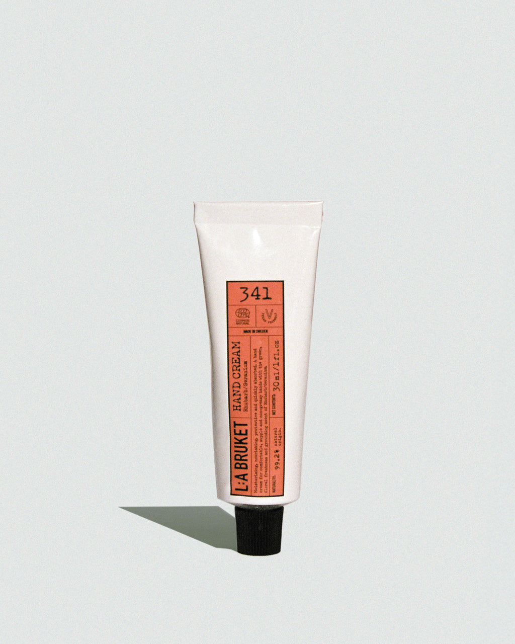 L:A BRUKET 341 Hand Cream Rhubarb Geranium 70ml