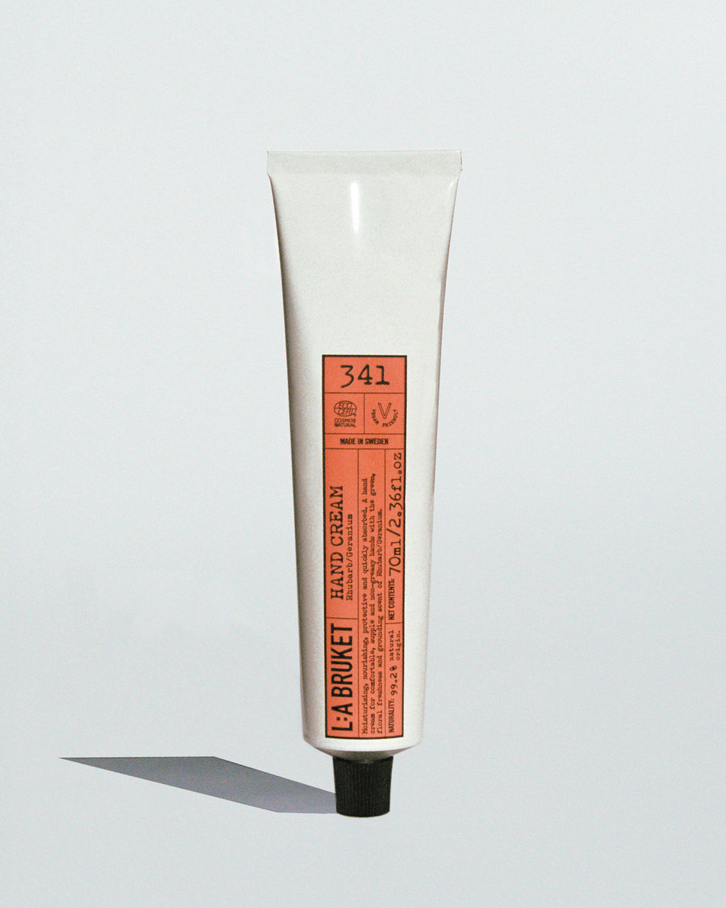 L:A BRUKET 341 Hand Cream Rhubarb Geranium 70ml