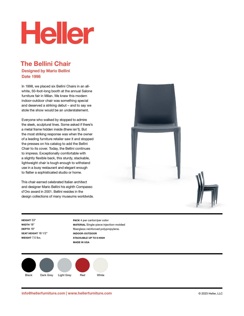 The Bellini Chair® - Set of 2