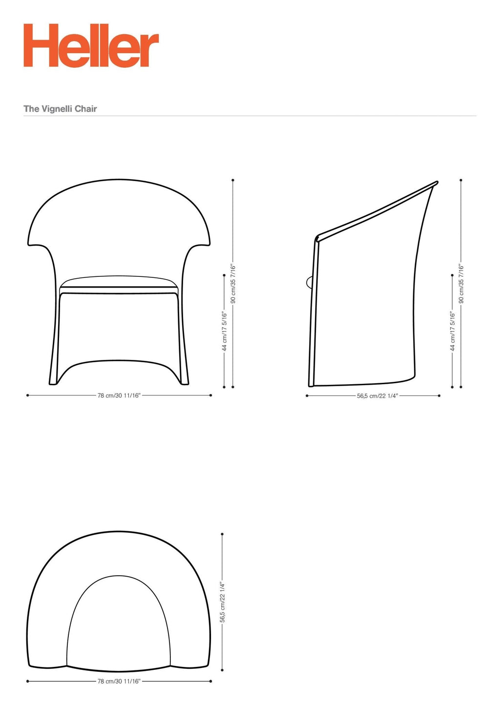 Vignelli Chair - Limited Edition