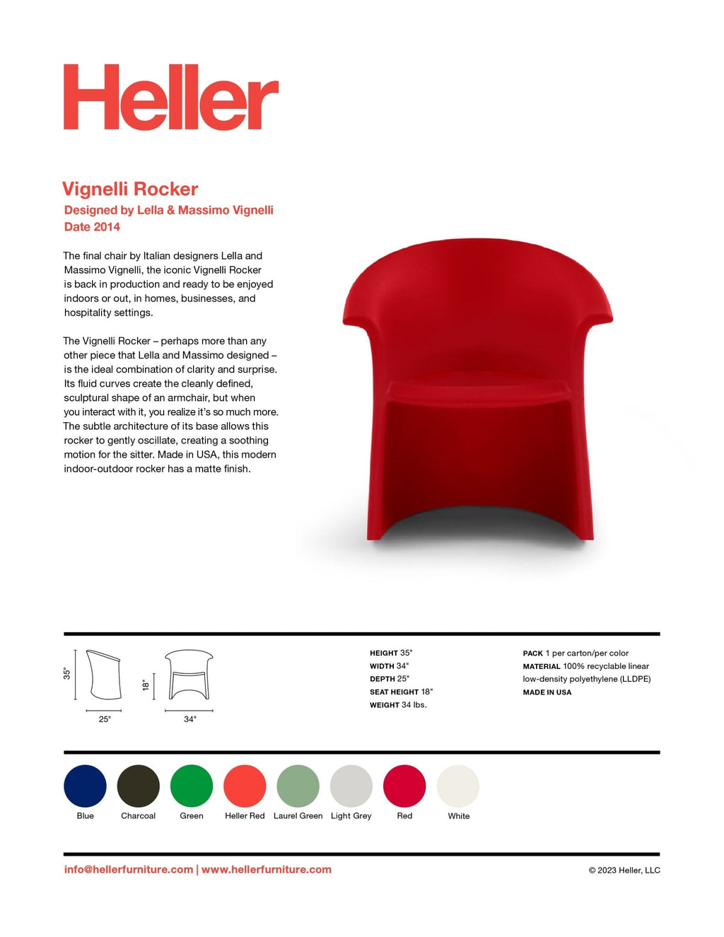 Vignelli Rocker